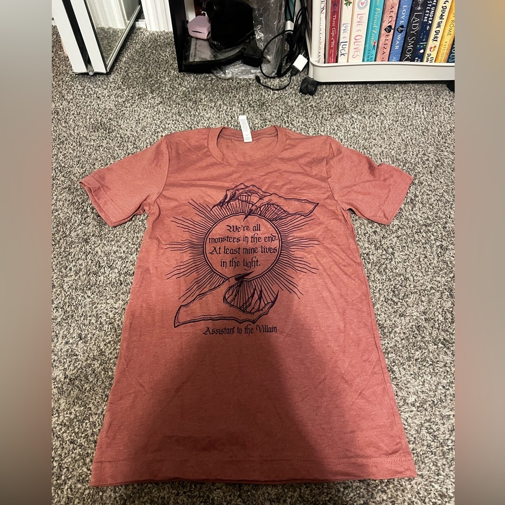Assistant to the Villain Canvas Mauve T-Shirt